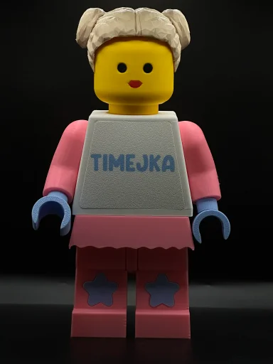 pink girl with skirt